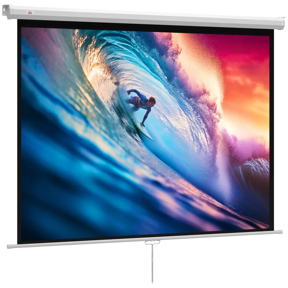 Projektorduk 4:3 HD 4K Hemmabio Plast 171 x 128 Cm