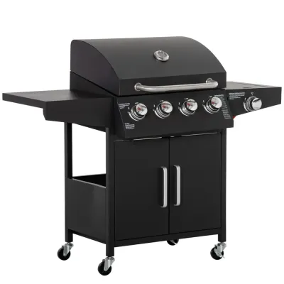 Gasolgrill Bbq 3 Brännare À 3 Kw 132,4 x 55 x 109 cm