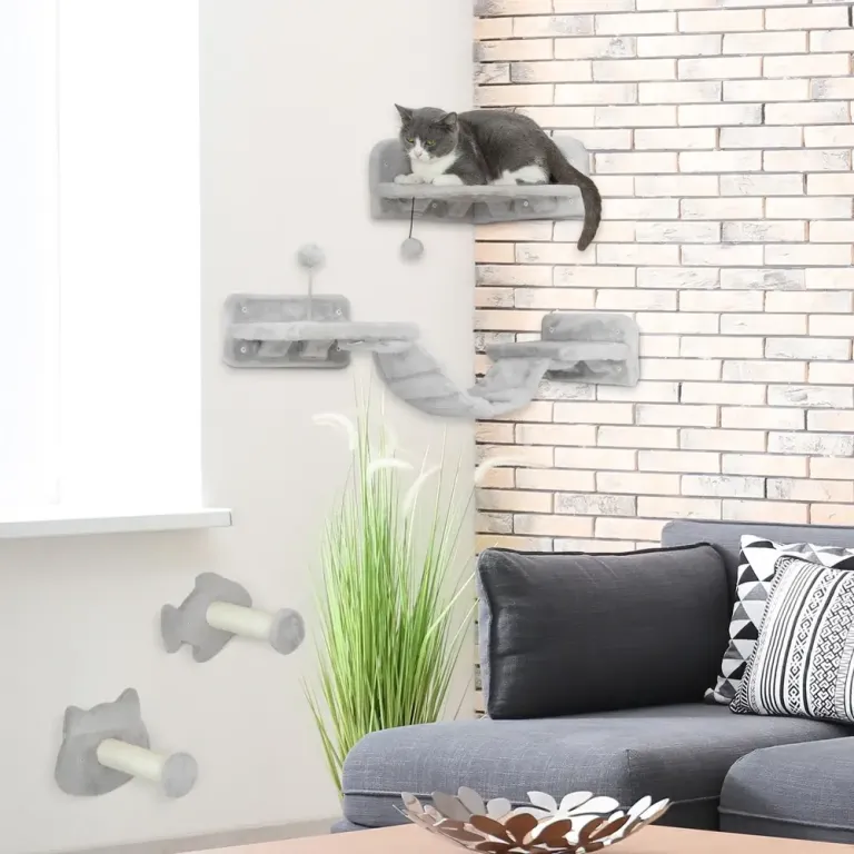 Katttrappa Husdjurstrappa med Sisalpelare