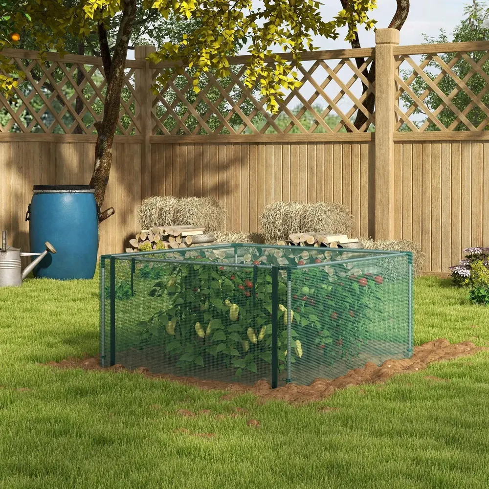 Trädgårdsnät Insektsskyddsnät Grön av Stål 1,25 x 1,25 M