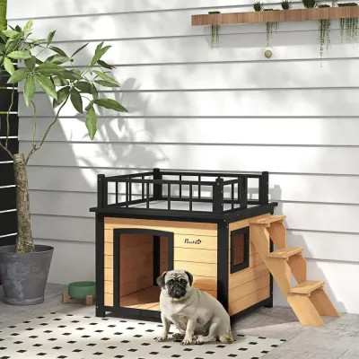 Hundkoja Gul av Gran för Små 121 x 77 x 78 cm
