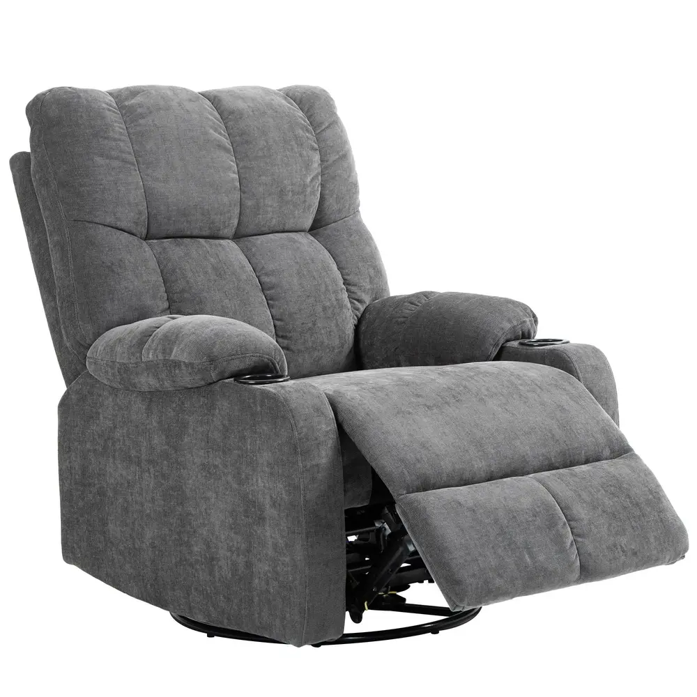 Vridbar Vilstol med Fotstöd upp till 150 88 x 96 x 108 Cm