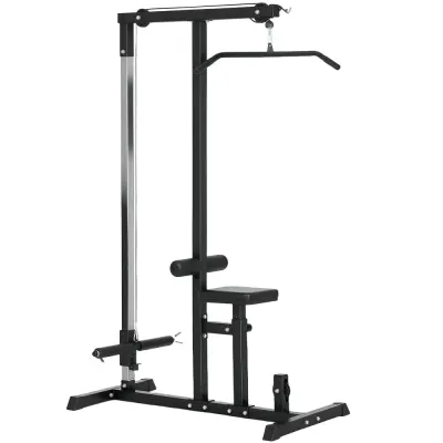 Multigym med Justerbar Sits och Kabeldrag 107x120x190 cm