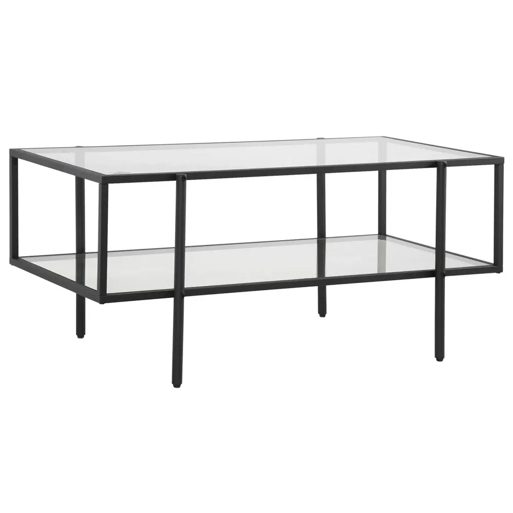Soffbord i Glas 3 Hyllplan Sidobord 100 x 55 x 45,5 Cm