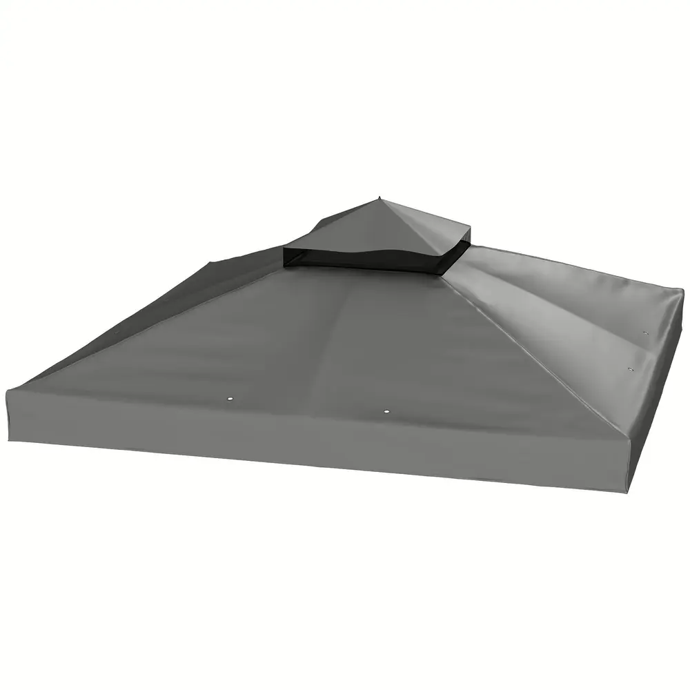 3 x 3m Gazebo Ersättningstak Gazebo Ersättningspresenning