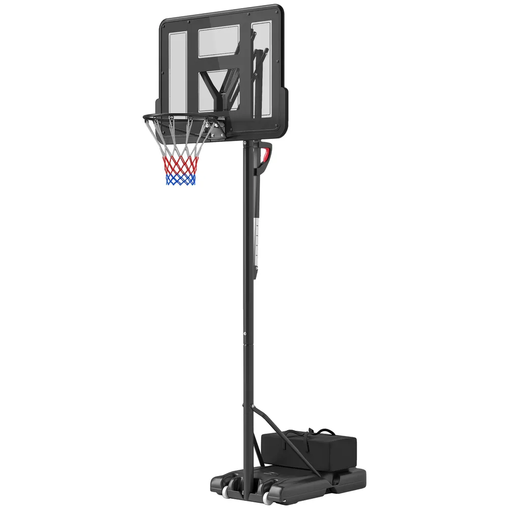 Basketkorg Basketstativ Höjdjusterbart Stativ 230-305 Cm