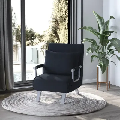 Bäddsoffa Soffa Ljusgrå av Tyg och Metall med Kuddar 2-Sits