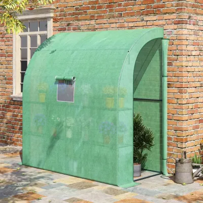 Växthus i Tunnelmodell 2 Dörrar 200 x 100 x 215 cm
