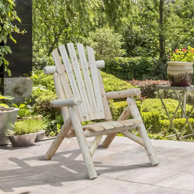 Adirondackstol Hållbar Natur Lärk 83 x 68 x 101 cm