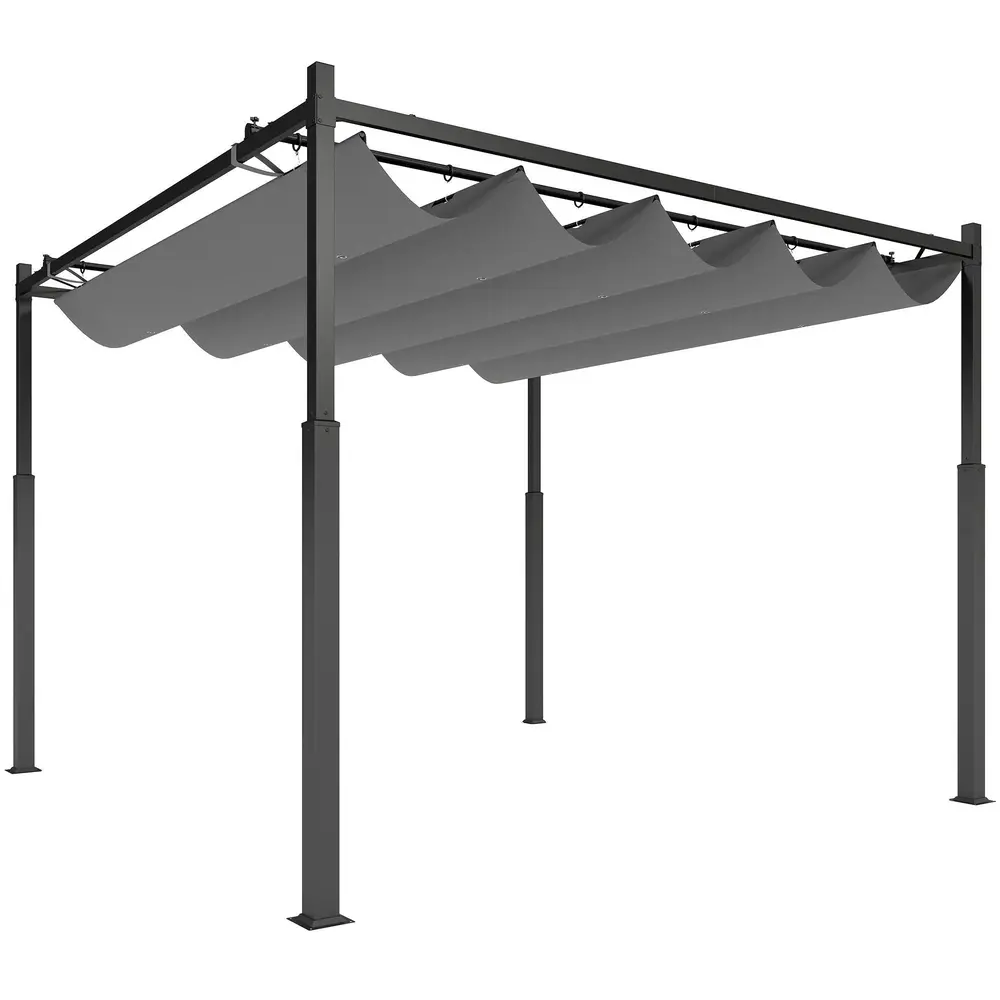 Pergola med Tak och Magnetfäste samt Yta Hållbar 3 x 3 M