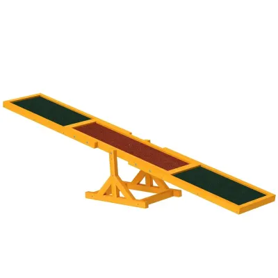 Agility Rocker för Hundar Idealisk 180 x 30 x 30 cm