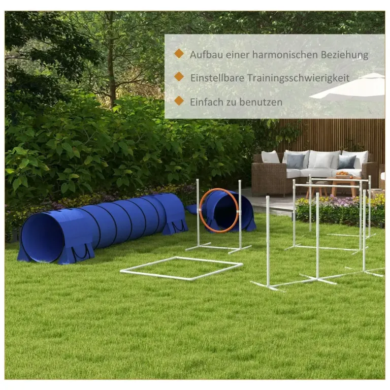 Agility Träningsset Hundsport Flerfärgad av Plast Stor Delar Slalom
