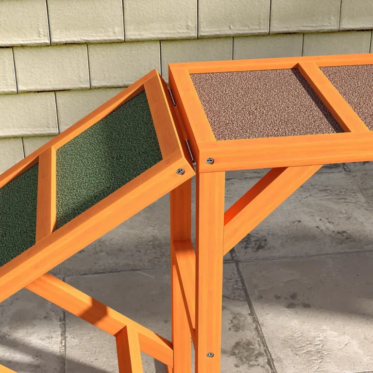 Agilitybrygga för Hund, Orange Hundramp Bana Halkfri Väderbeständig