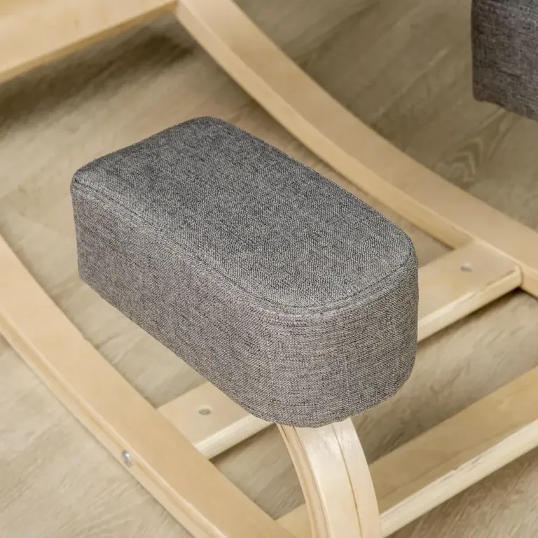 Knästol Ergonomisk Sittpall för Sund Sittställning Björkträ