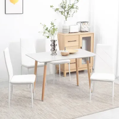 Soffbord Sidobord Set om 2 Natur av Vattenhyacint och Stål
