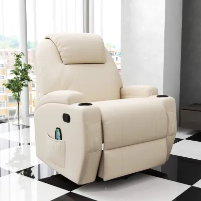 Elektrisk Massagestol med Liggfunktion 84 x 92 x 109 cm