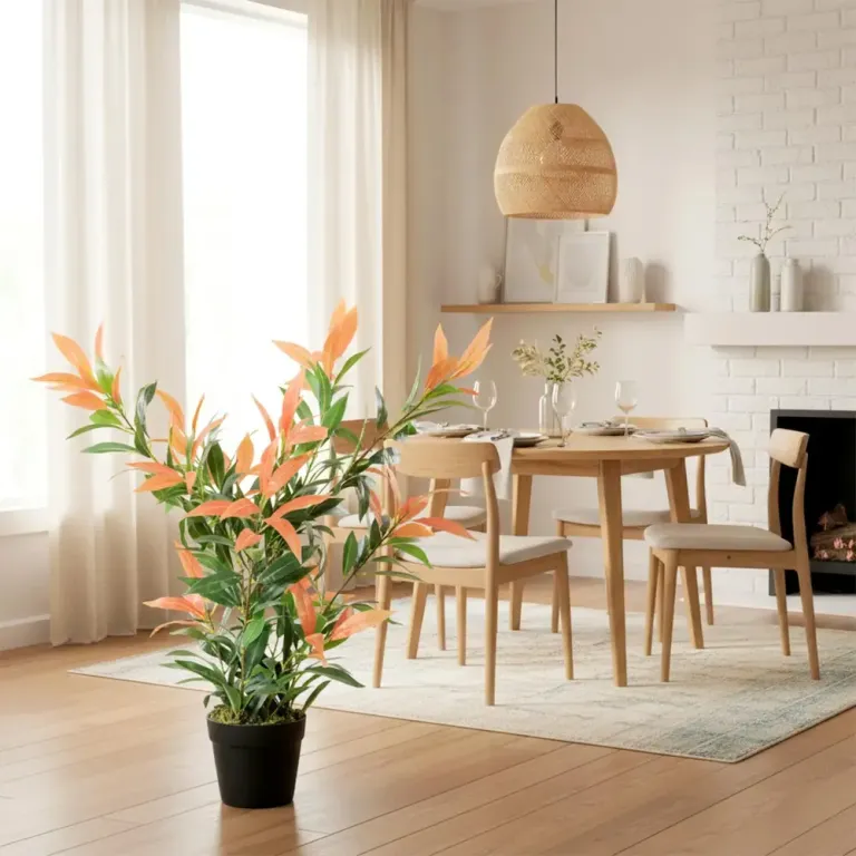 Artificiell Loquat 90 cm Konstgjord Växt med 300 Löv, Grön Plast