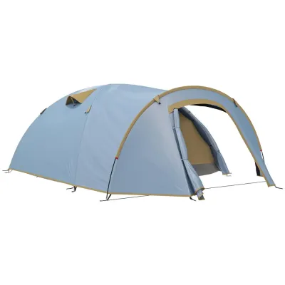 Campingtält för 4 Personer Tunneltält 2 3,45x2,4x1,3 m