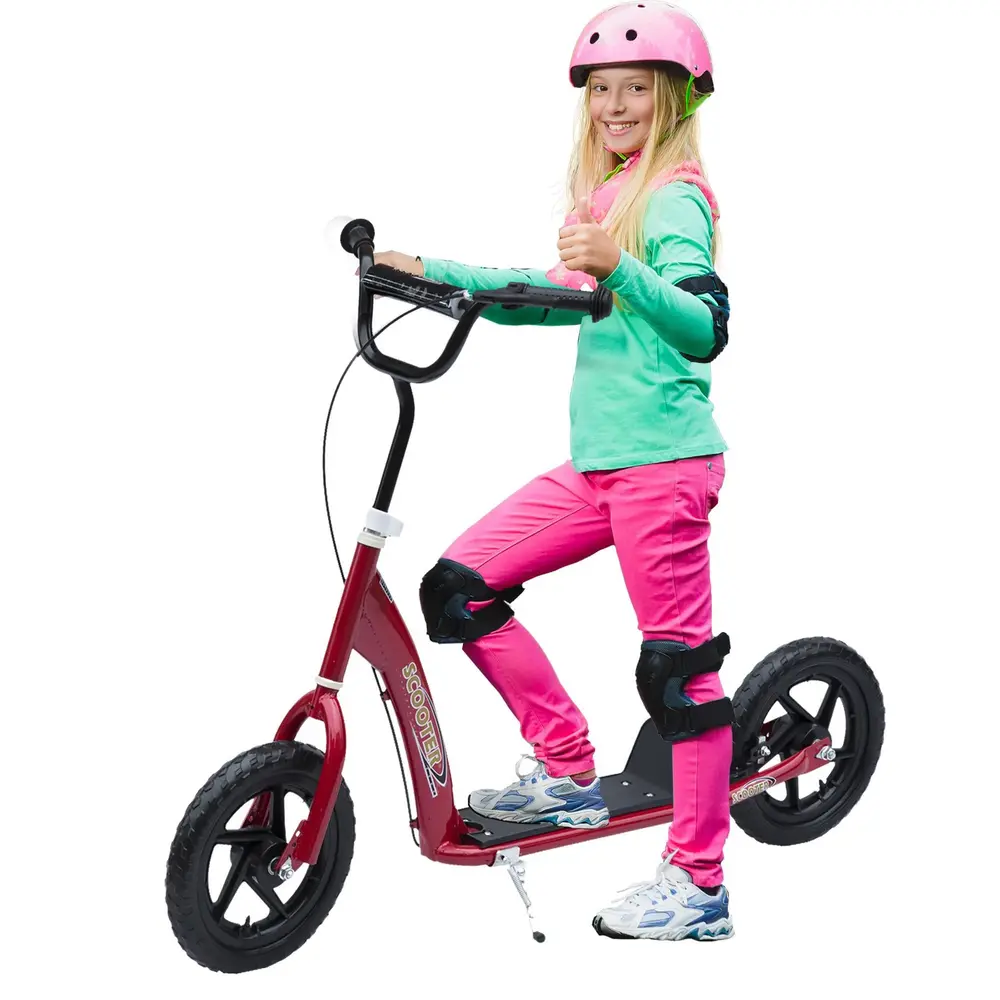 Barnsparkcykel med Bakbroms 120 x 52 x 80–88 Cm