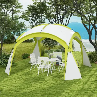 Lusthus Paviljong Event Shelter Grön 3,5 x 3,5 m