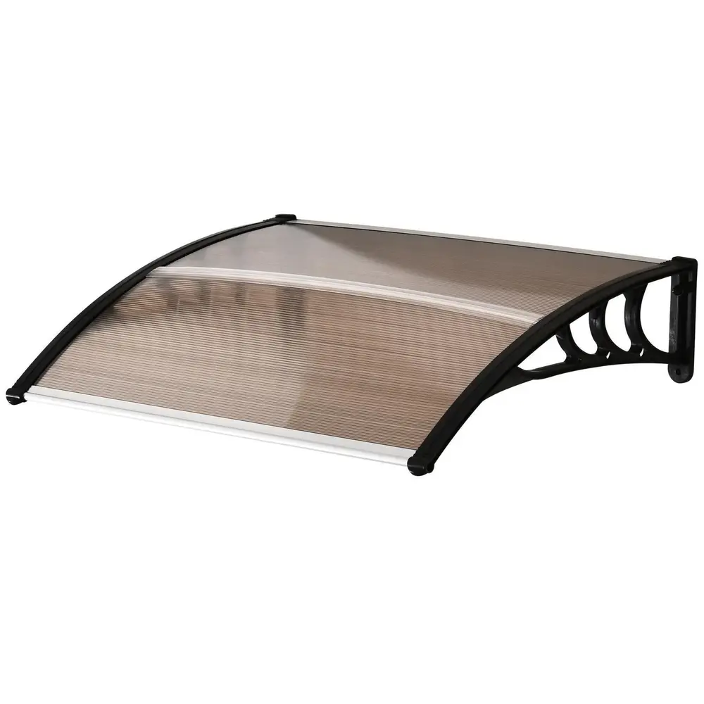 Entrétak Polykarbonat Skärmtak Skyddar mot Regn 120 x 75 Cm