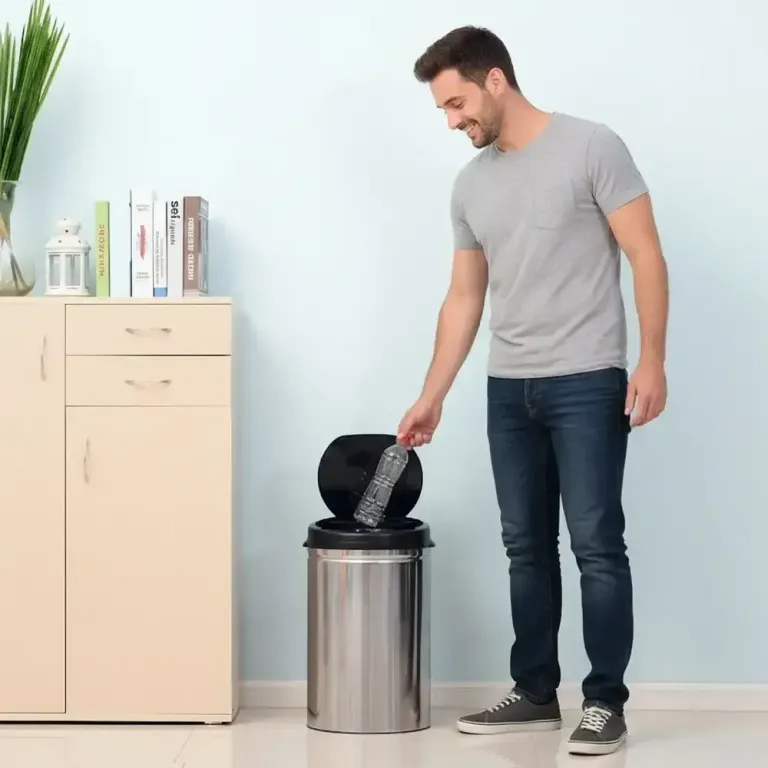 Automatisk Sensor Papperskorg 30 l med Mjukstängning