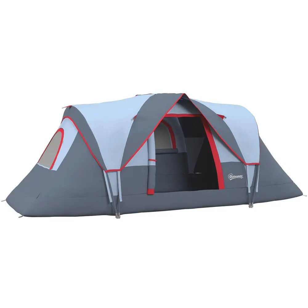Campingtält 5-6 Personer Tunneltält 4,55 x 2,3 x 1,8 M
