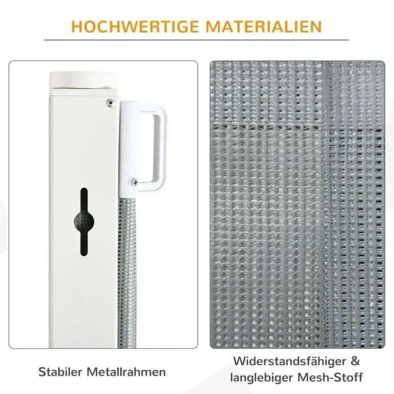 Utdragbar Säkerhetsgrind Flexibel Trappgrind 115 x 82,5 cm