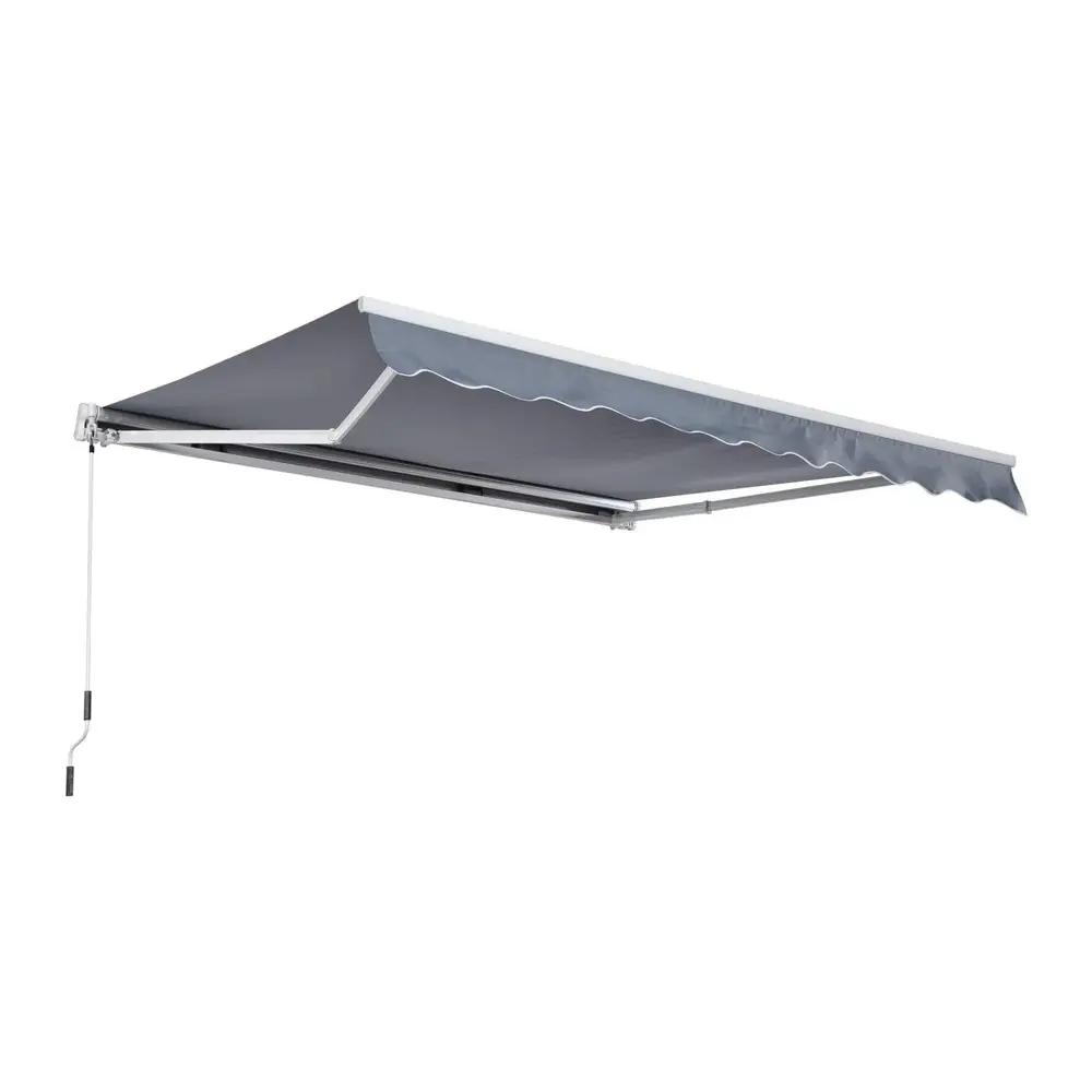 Ledarmsmarkis Klämmarkis Uteplatsmarkis 3,95 x 3 M