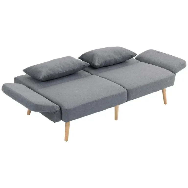 Bäddsoffa 3-Sits Soffa Grå av Linnelook Flexi
