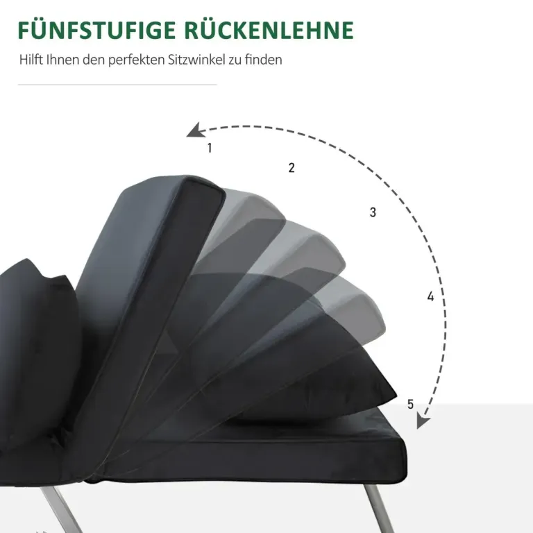 Bäddsoffa Soffa Ljusgrå av Tyg och Metall med Kuddar 2-Sits Sammet