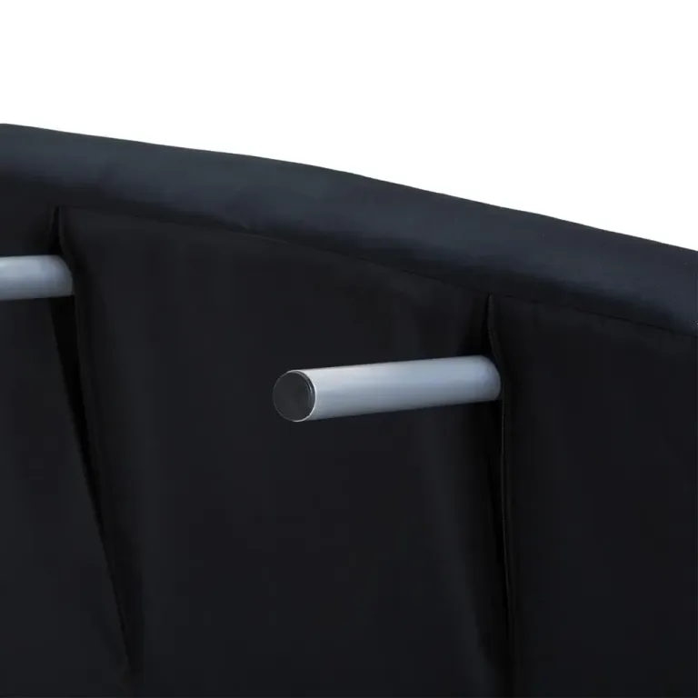 Bäddsoffa Soffa Ljusgrå av Tyg och Metall med Kuddar 2-Sits Sammet