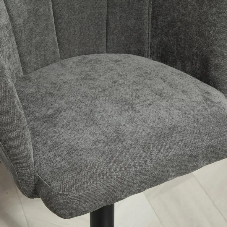 Bänk Sängbänk Beige av Sammetslook, Mörkgrå Pack Barstolar Ryggstöd