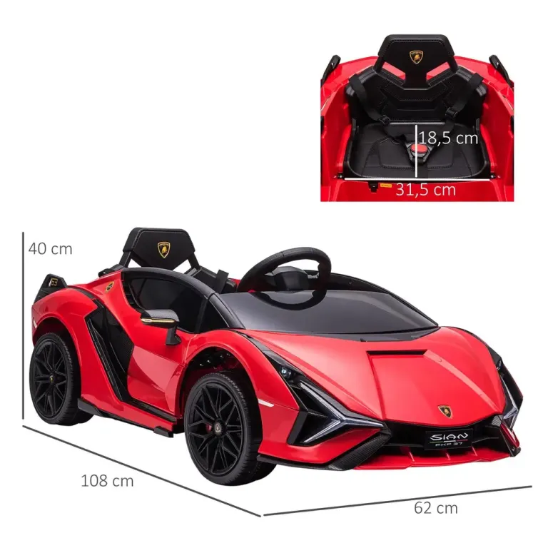 Barnelbil 12 v Sport SUV 2 Lamborghini Sian Fjärrkontroll