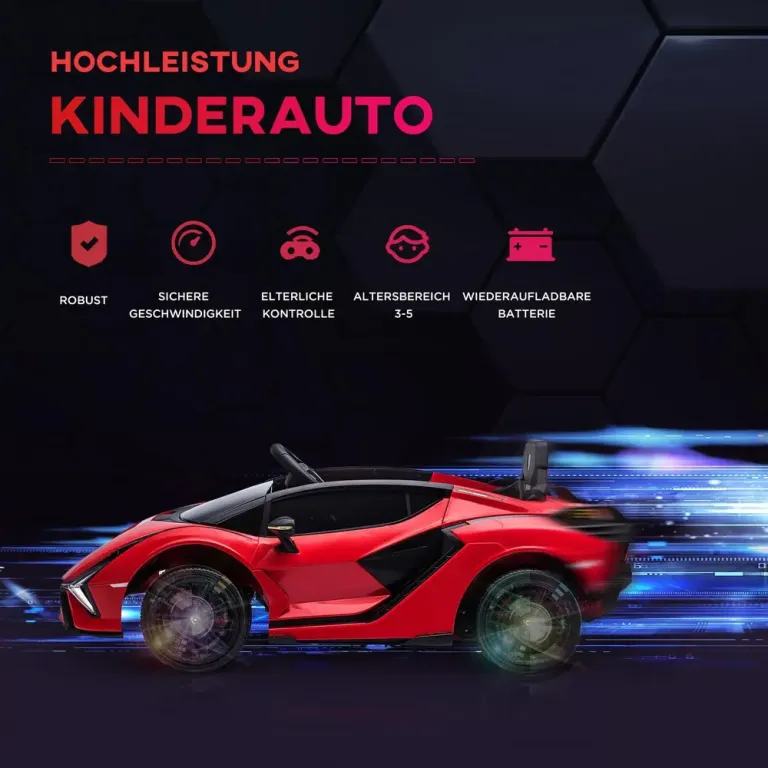 Barnelbil 12 v Sport SUV 2 Lamborghini Sian Fjärrkontroll