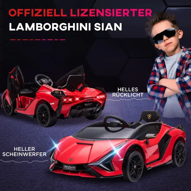 Barnelbil 12 v Sport SUV 2 Lamborghini Sian Fjärrkontroll