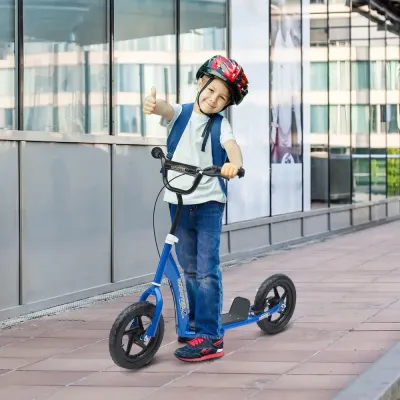 Barnsparkcykel med Bakbroms Kickboard –88 cm Tums Höjdjusterbar