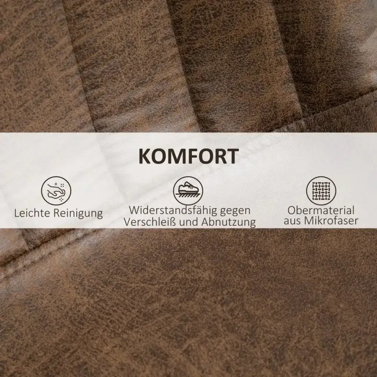 Barstolar Köksstolar Set om 2 Brun -110 cm Sänkbar