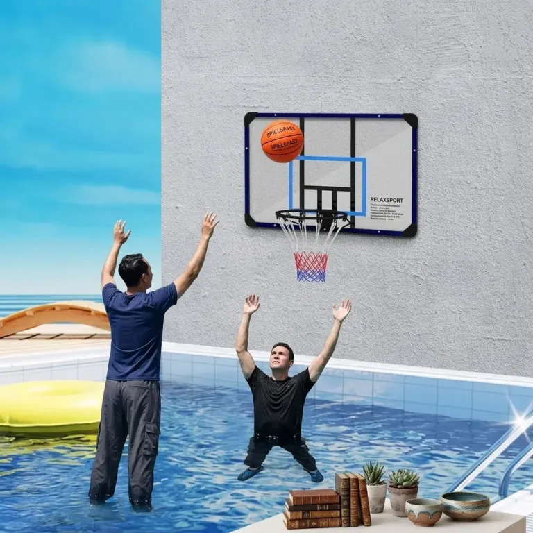 Basketbåge Basketkorg Väggmonterad Svart Väggfäste Rostfritt Stål