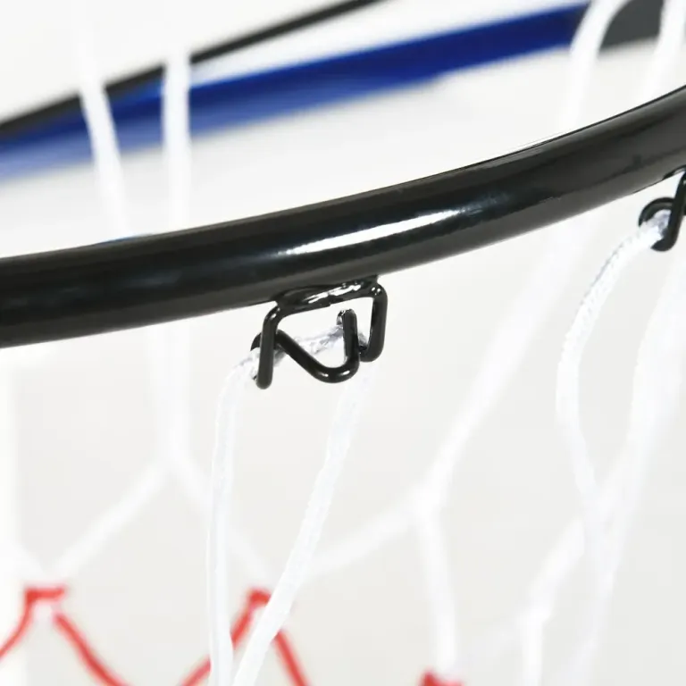 Basketbåge Basketkorg Väggmonterad Svart Väggfäste Rostfritt Stål