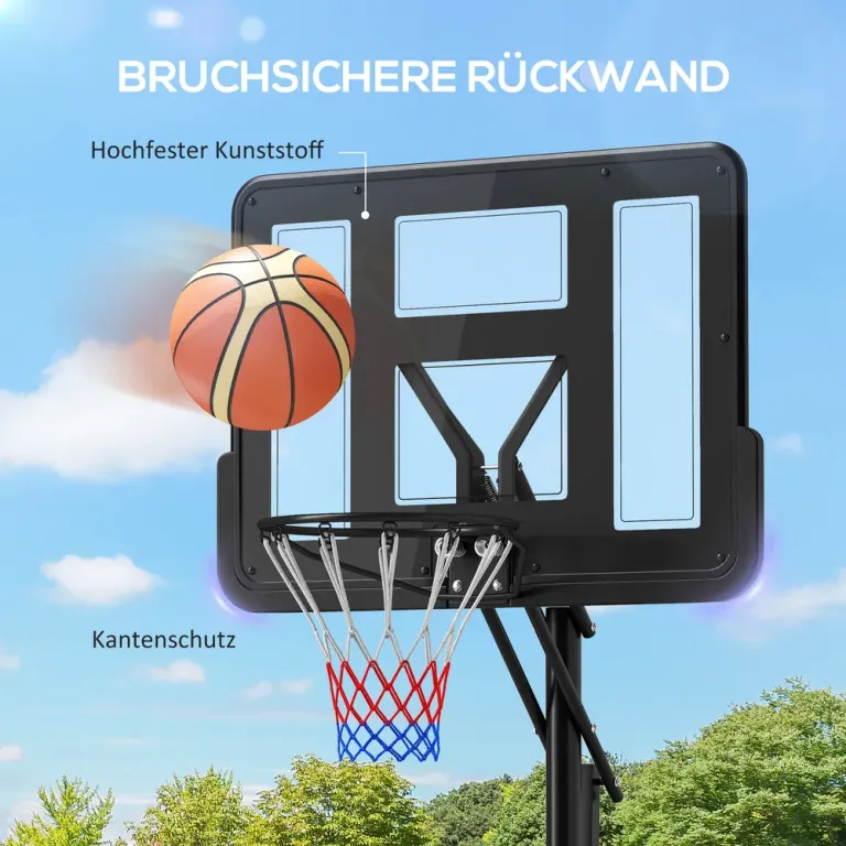 Basketkorg Basketstativ Höjdjusterbart Stativ Ställning Metallram