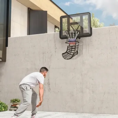 Basketrebounder Höjdjusterbar 360° Roterbar Svart