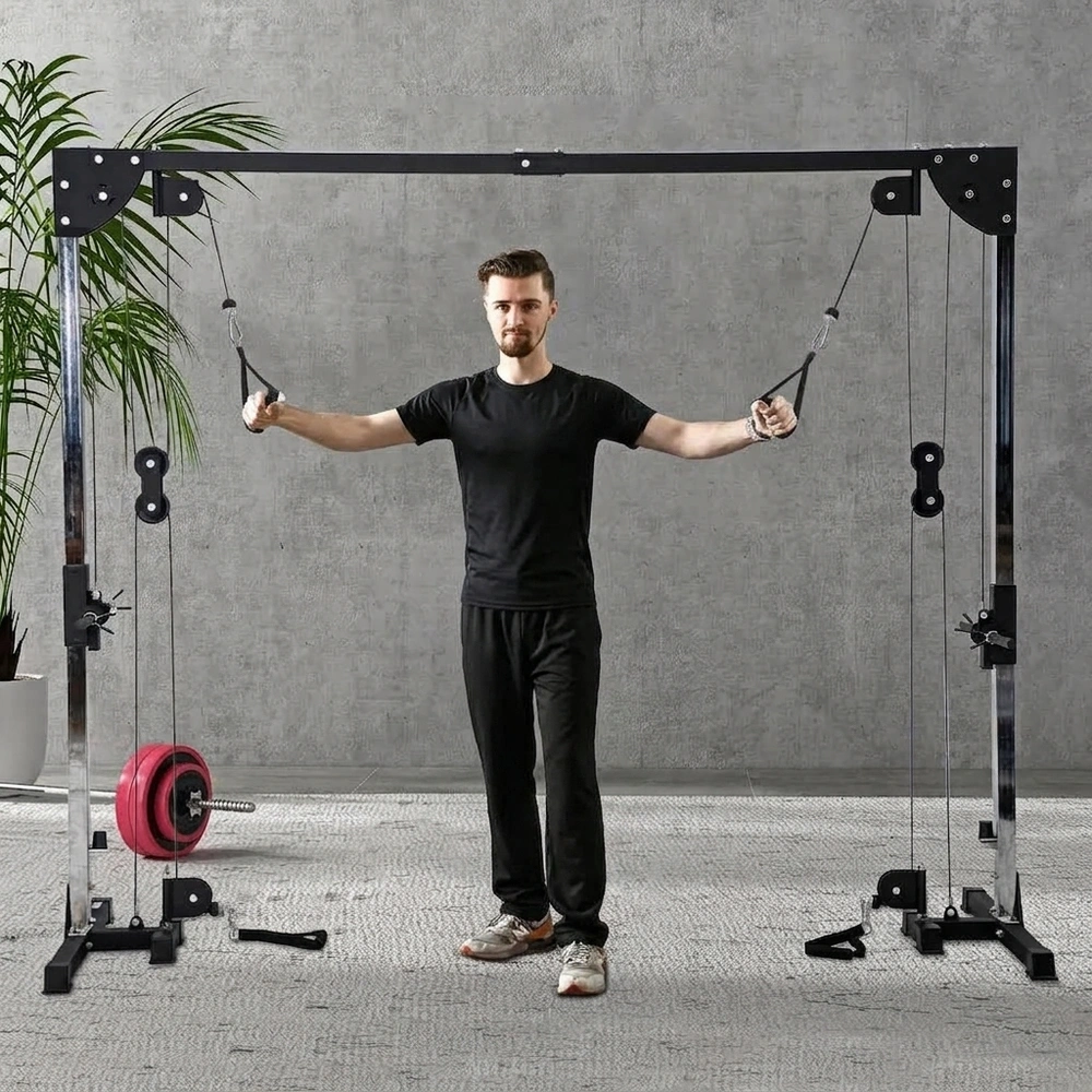 Crossover Fitness Rack med Kabeldragsystem för 1–2