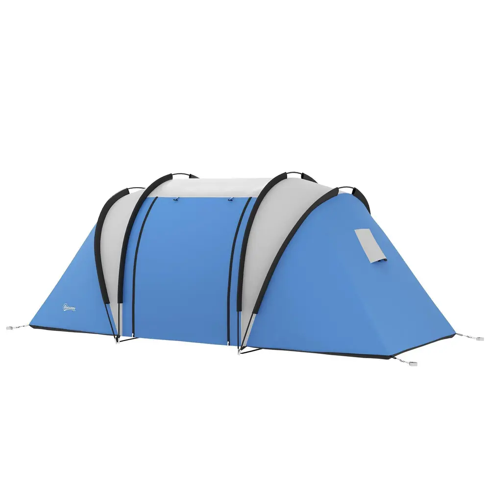 Campingtält Familjetält för 4-5 Personer Grön av Polyester