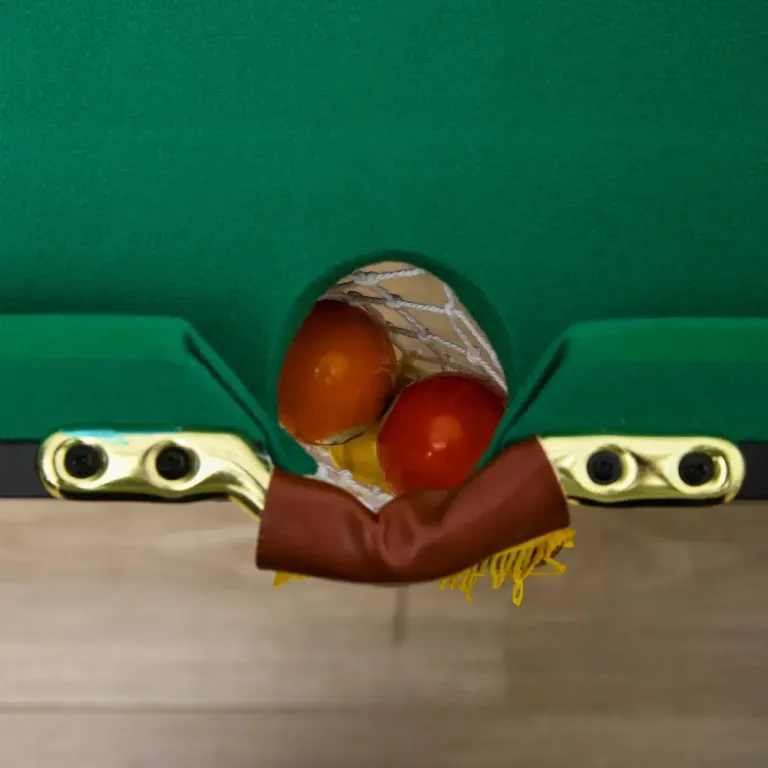 Biljardbord med Hopfällbara Ben och Höjdjustering Mini Hopfällbart
