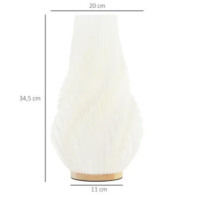 Bordslampa Smart Vit av Plast Dimbar Lampa 20 x 20 x 34,5 cm
