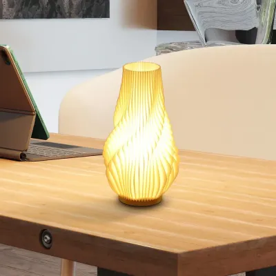 Bordslampa Smart Vit av Plast Dimbar Lampa 20 x 20 x 34,5 cm