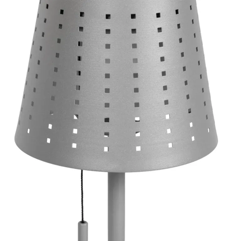 Bordslampa Utomhuslampa Ljusgrå av Plast LED Solar Lampa