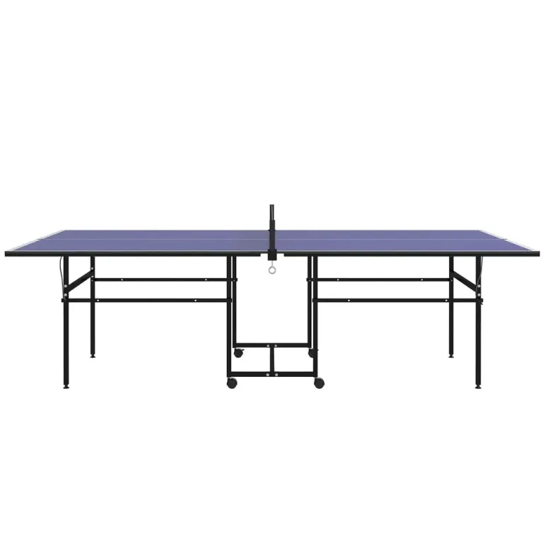 Bordtennisbord Pingisbord Blå av Stål Racketar Bollar