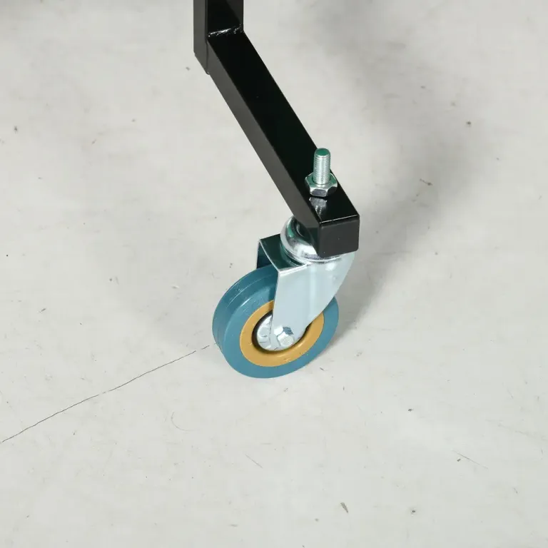 Bordtennisbord Pingisbord Grön av Stål och MDF Hopfällbart Standard